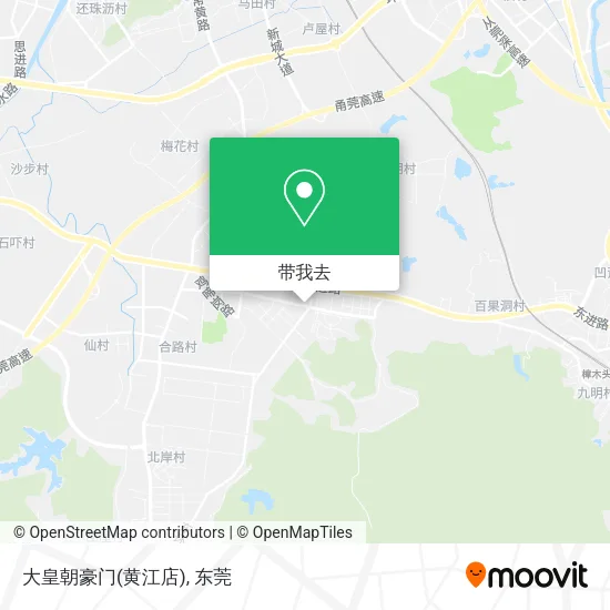 大皇朝豪门(黄江店)地图