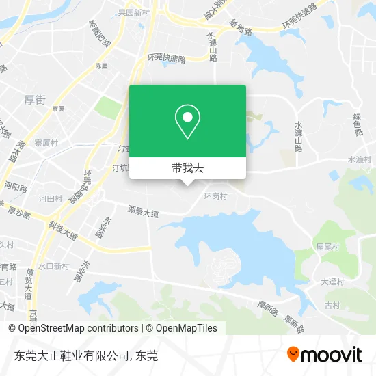东莞大正鞋业有限公司地图