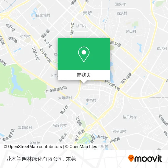 花木兰园林绿化有限公司地图
