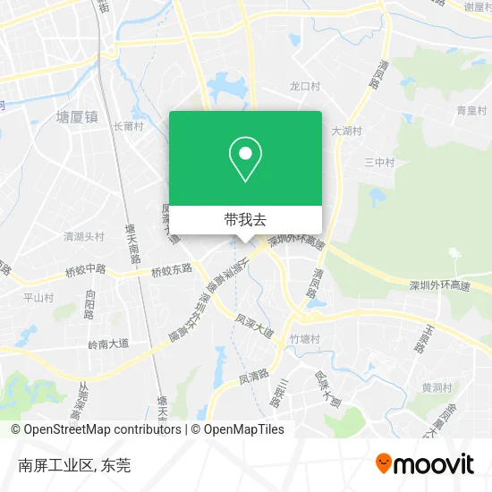 南屏工业区地图