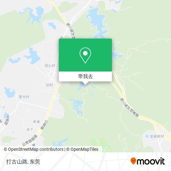 打古山路地图