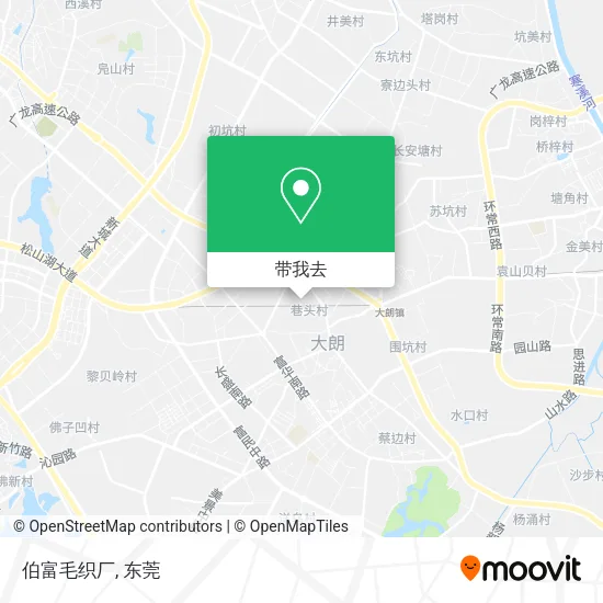 伯富毛织厂地图