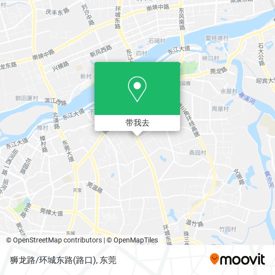 狮龙路/环城东路(路口)地图