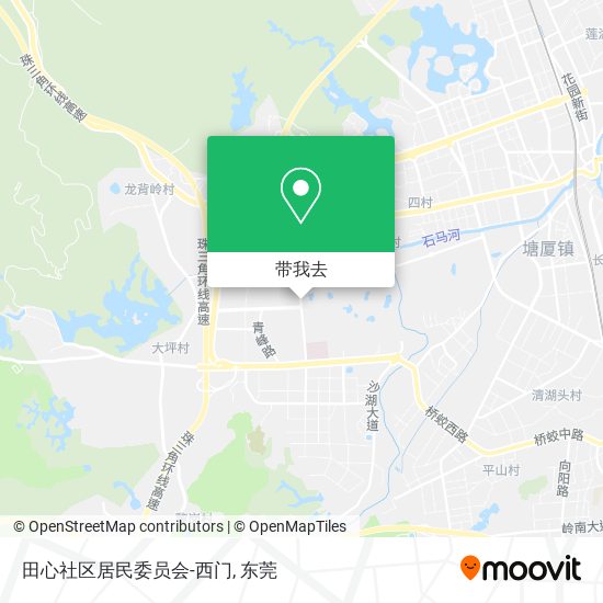 田心社区居民委员会-西门地图