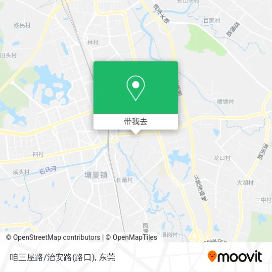 咱三屋路/治安路(路口)地图
