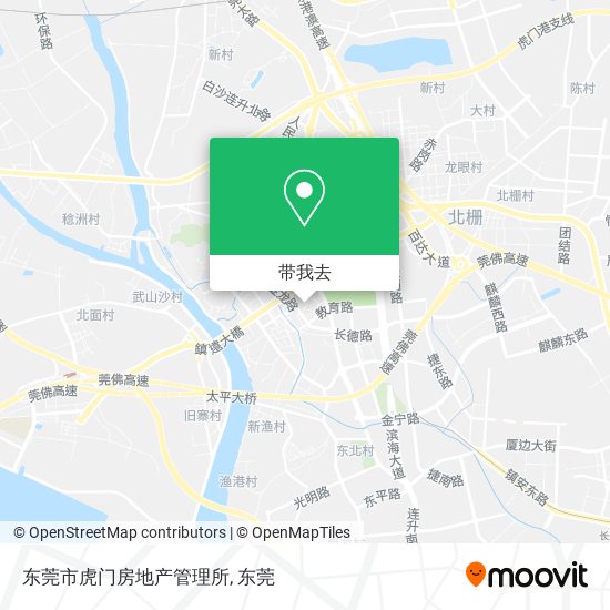 东莞市虎门房地产管理所地图