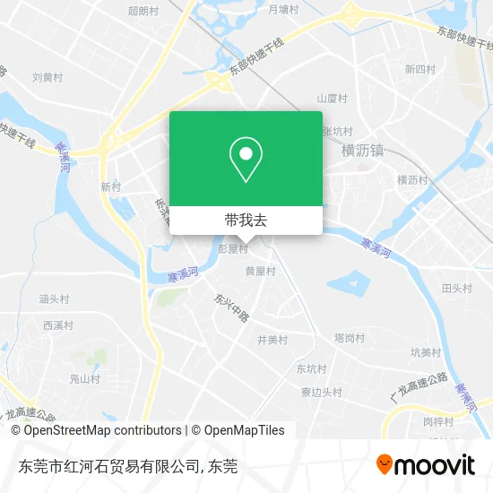 东莞市红河石贸易有限公司地图
