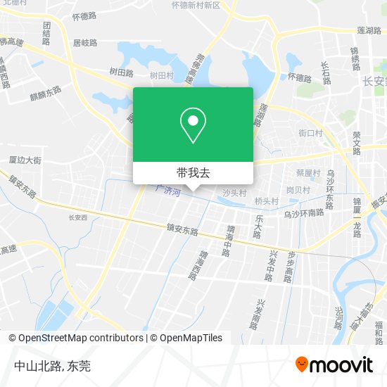 中山北路地图