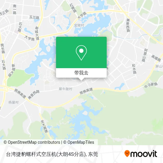 台湾捷豹螺杆式空压机(大朗4S分店)地图