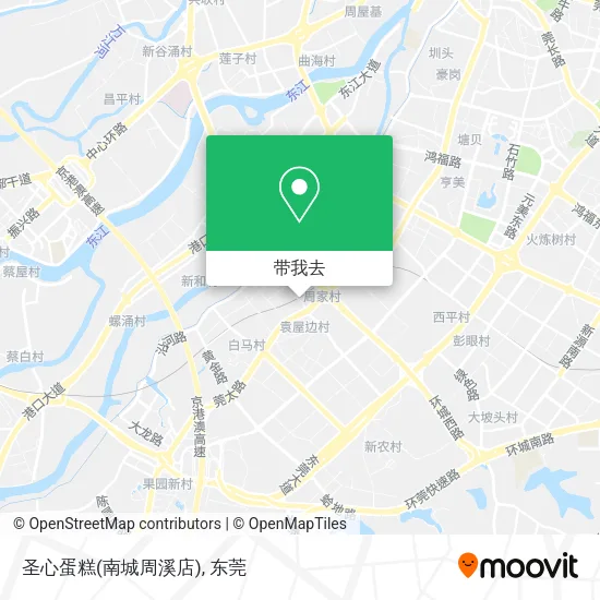 圣心蛋糕(南城周溪店)地图