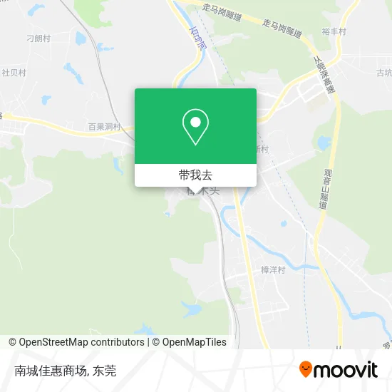 南城佳惠商场地图