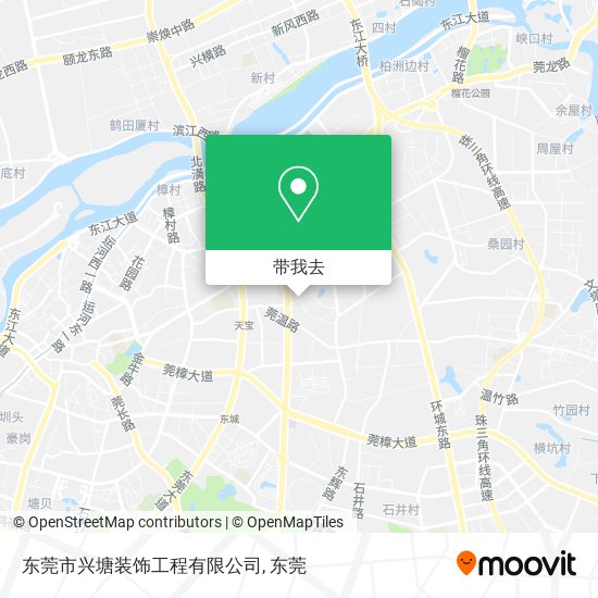 东莞市兴塘装饰工程有限公司地图