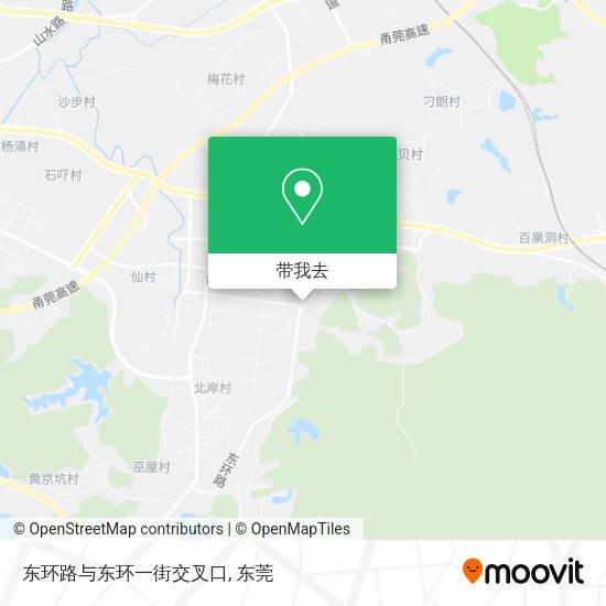 东环路与东环一街交叉口地图