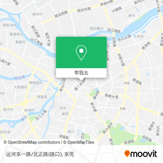 运河东一路/北正路(路口)地图
