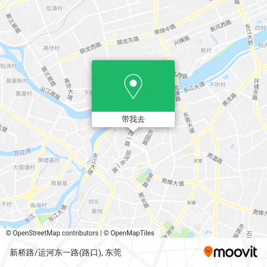 新桥路/运河东一路(路口)地图