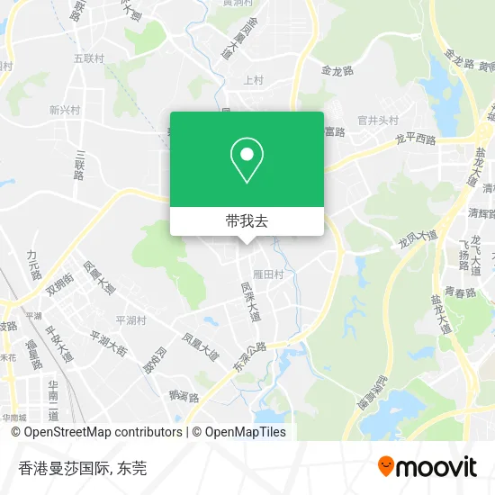 香港曼莎国际地图
