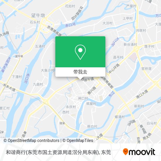 和谐商行(东莞市国土资源局道滘分局东南)地图