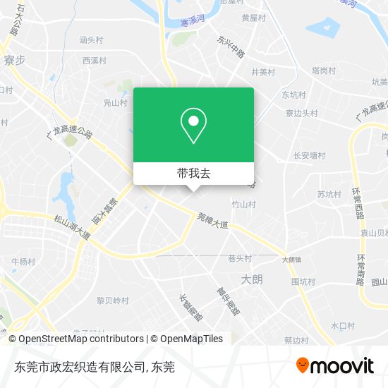 东莞市政宏织造有限公司地图