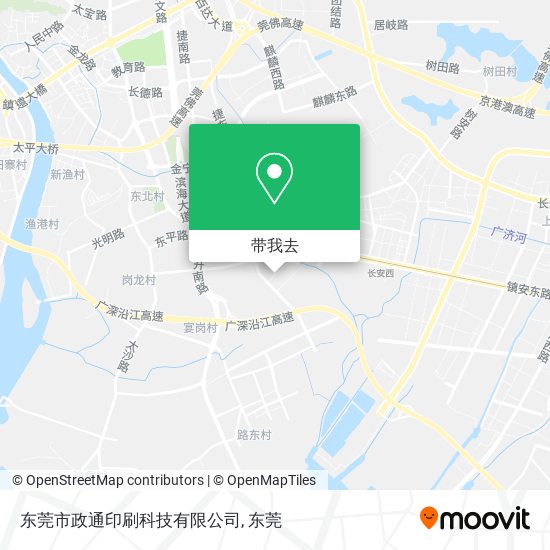 东莞市政通印刷科技有限公司地图