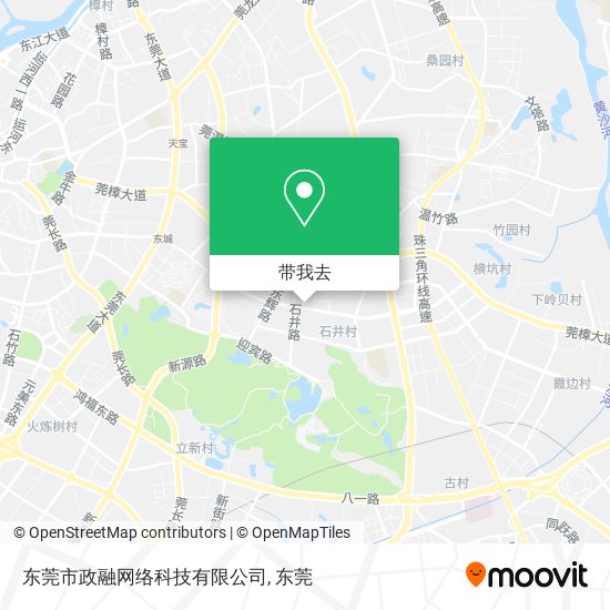 东莞市政融网络科技有限公司地图