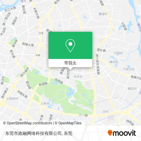东莞市政融网络科技有限公司地图