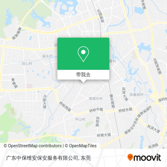 广东中保维安保安服务有限公司地图