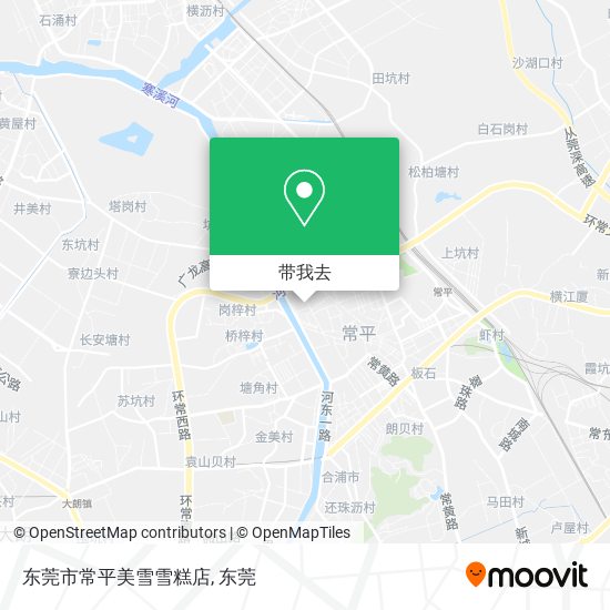 东莞市常平美雪雪糕店地图