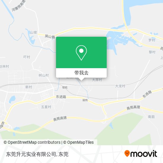 东莞升元实业有限公司地图