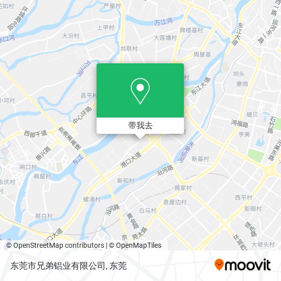 东莞市兄弟铝业有限公司地图
