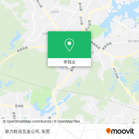 新力鞋业五金公司地图