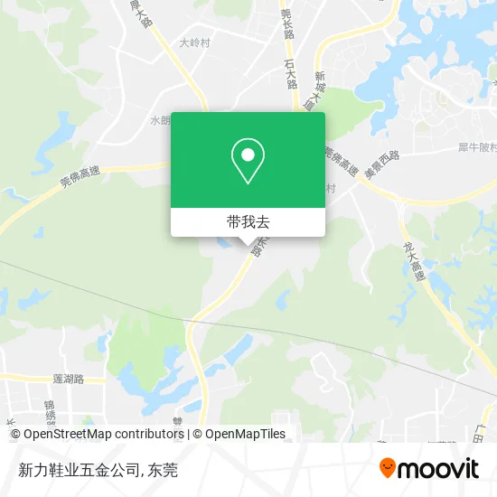 新力鞋业五金公司地图