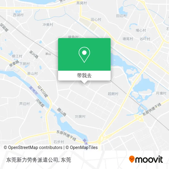 东莞新力劳务派遣公司地图