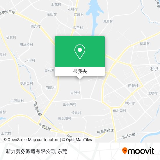 新力劳务派遣有限公司地图
