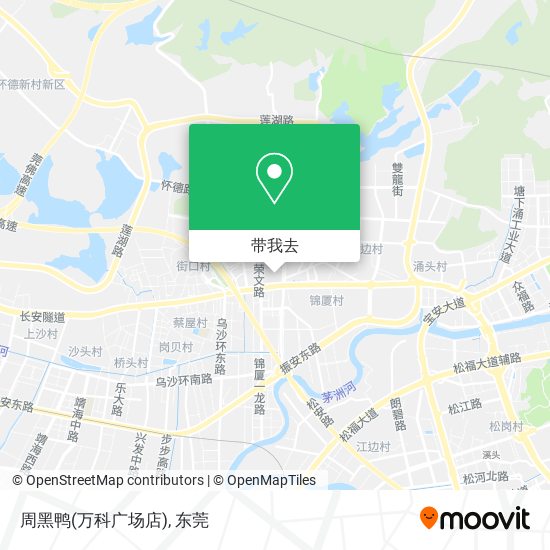 周黑鸭(万科广场店)地图