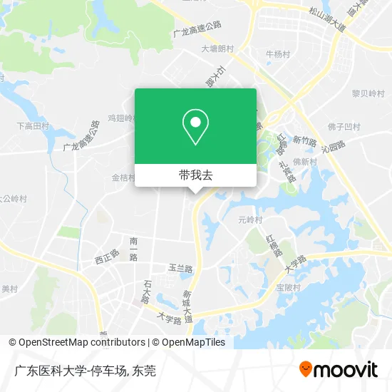 广东医科大学-停车场地图