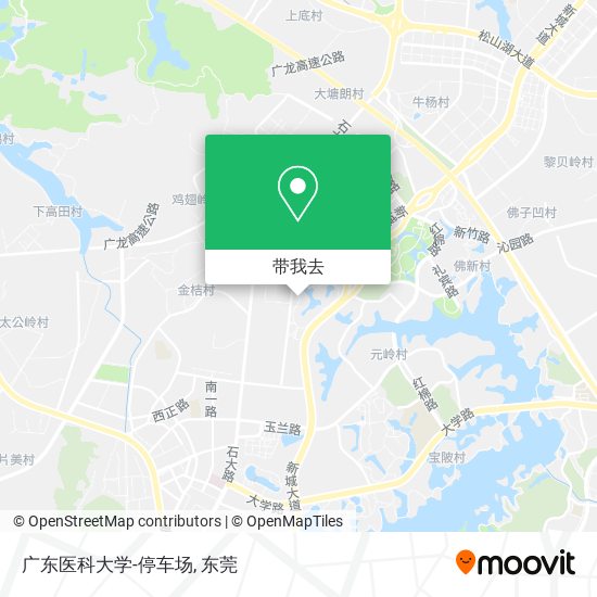 广东医科大学-停车场地图