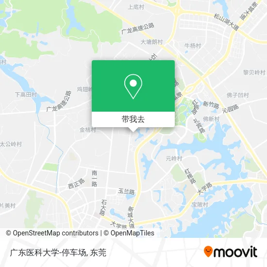广东医科大学-停车场地图