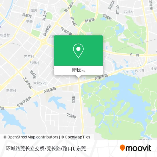 环城路莞长立交桥/莞长路(路口)地图