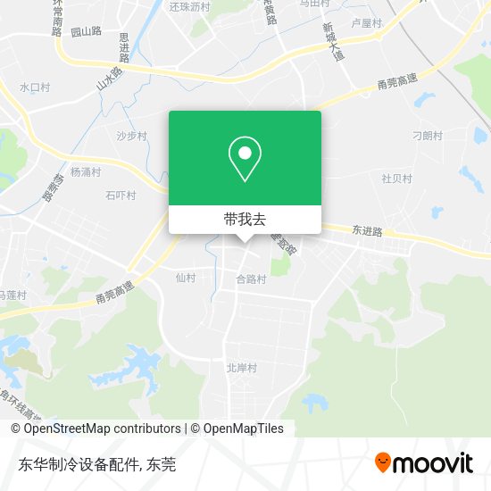 东华制冷设备配件地图