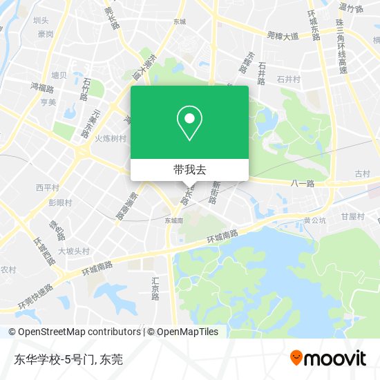 东华学校-5号门地图