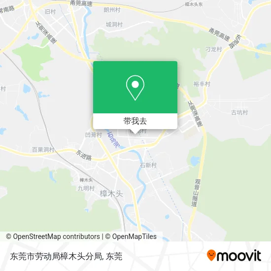 东莞市劳动局樟木头分局地图