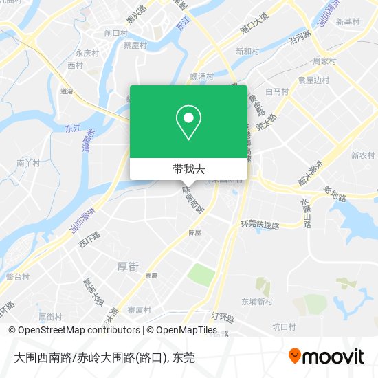 大围西南路/赤岭大围路(路口)地图