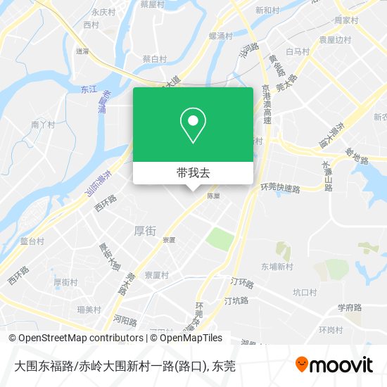 大围东福路/赤岭大围新村一路(路口)地图