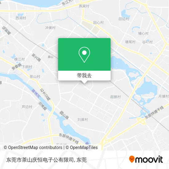 东莞市茶山庆恒电子公有限司地图