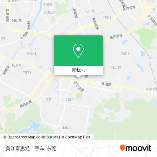 黄江富惠通二手车地图