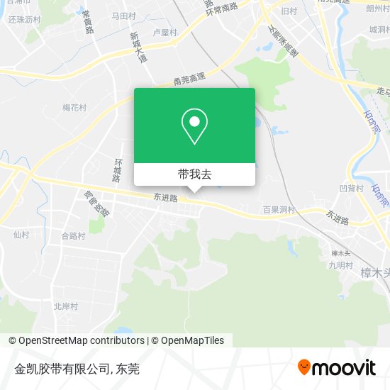 金凯胶带有限公司地图