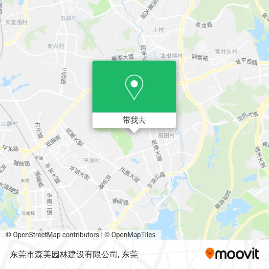 东莞市森美园林建设有限公司地图