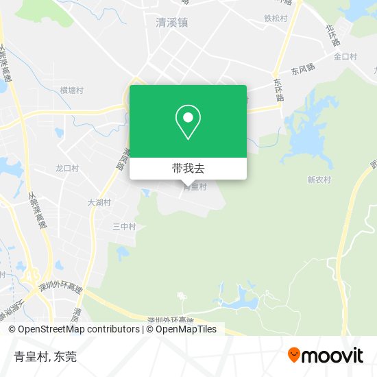 青皇村地图