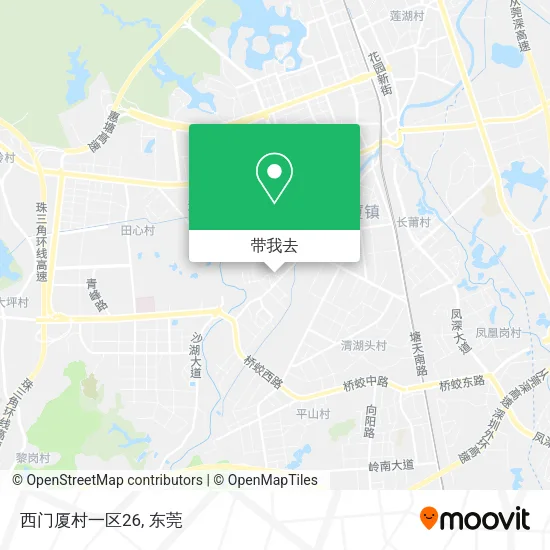 西门厦村一区26地图