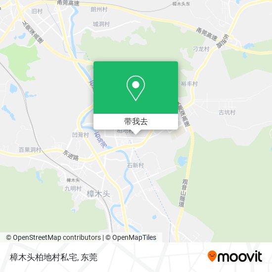 樟木头柏地村私宅地图